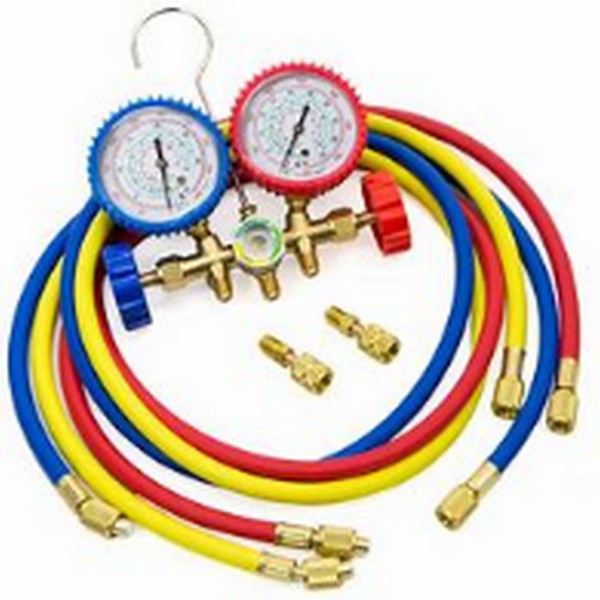Meracia súprava pre chladivo Set R134a,R410A,R404A HVAC A/C Refrigeration Charging Service